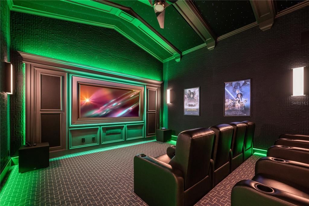 Home Theatre Room, Interior, Theatre Room