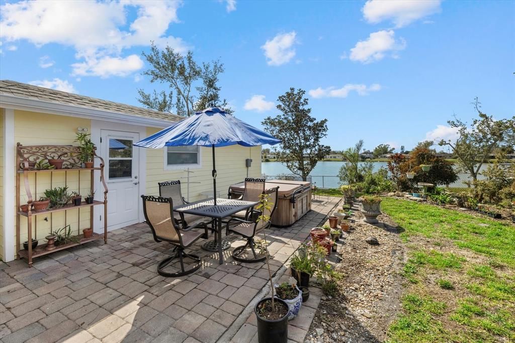 Backyard, Exterior, Hot Tub