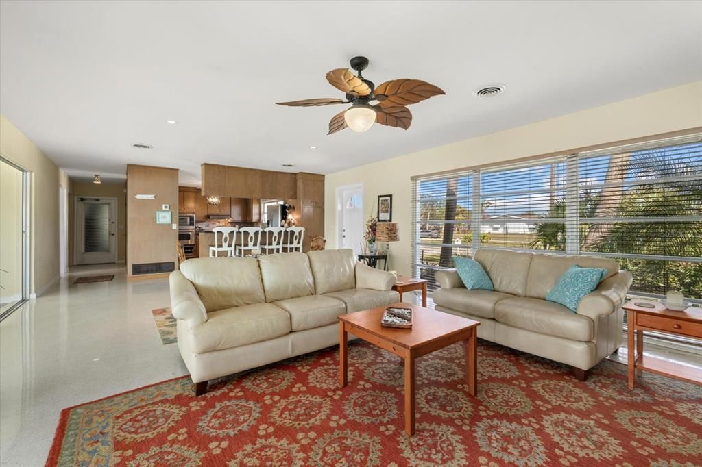 Interior, Kitchen, Living room, Recessed Lighting, Stainless Steel Appliances