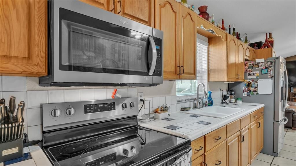 Interior, Kitchen, Tile Countertops