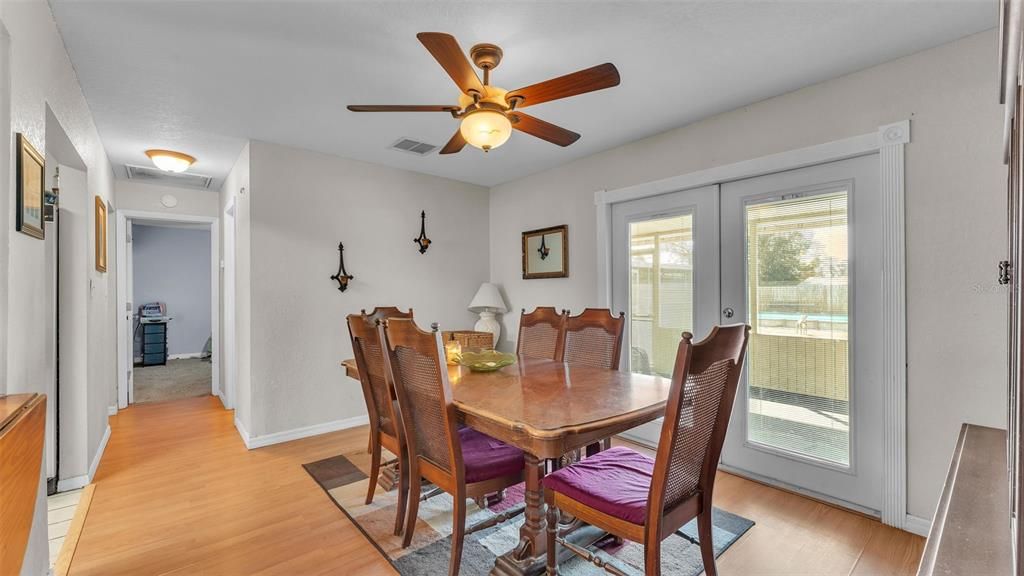 Dining room, Interior, Wood Texture Flooring