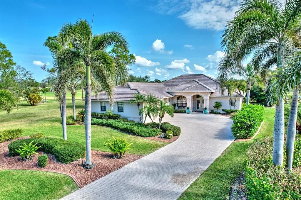 Backyard, Exterior, Facade, Mediterranean