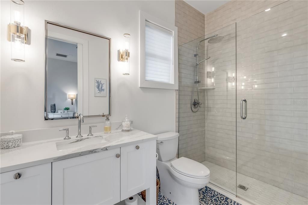 Bathroom, Glass Shower, Interior