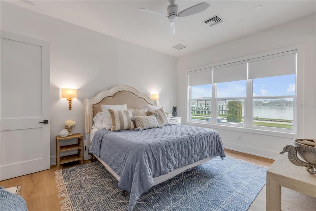 Bedroom, Interior, Water, Wood Texture Flooring