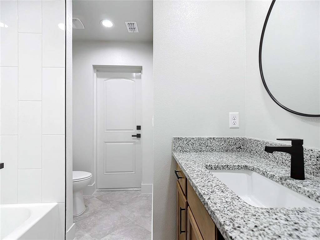 Bathroom, Interior, Recessed Lighting