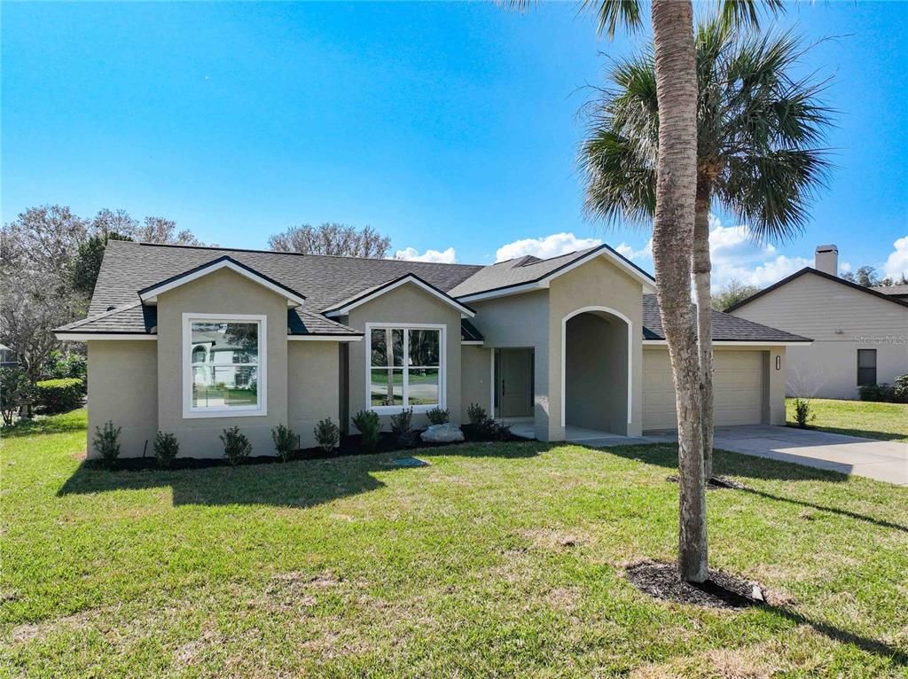 Attached, Backyard, Exterior, Facade, Ranch