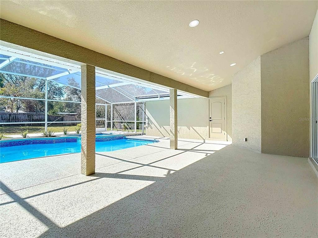 Glass Ceilings, Interior, Pool, Recessed Lighting, Sun Room