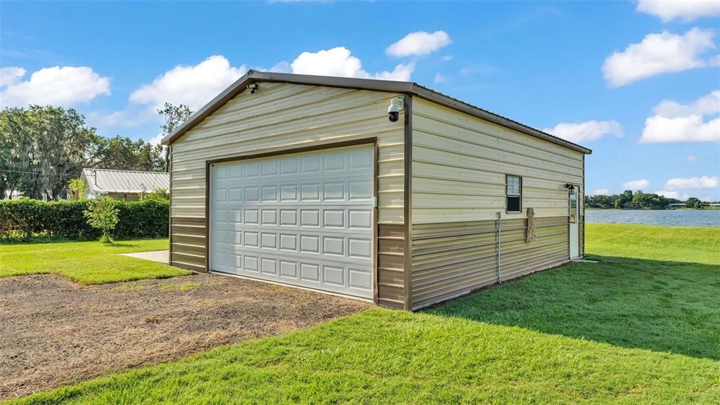 Backyard, Detached Garage, Exterior, Water