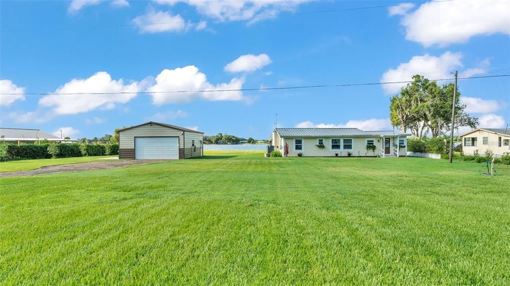Backyard, Detached Garage, Exterior