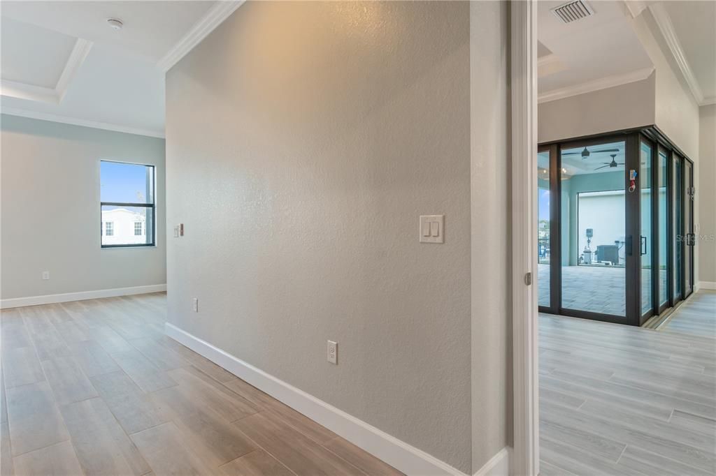 Empty room, Interior, Wood Texture Flooring