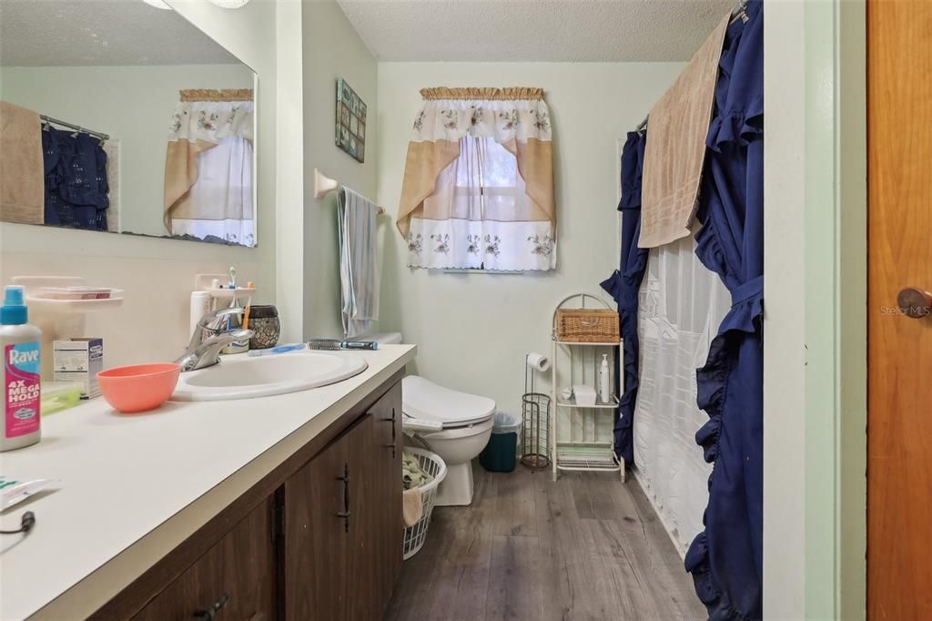 Bathroom, Interior, Wood Texture Flooring