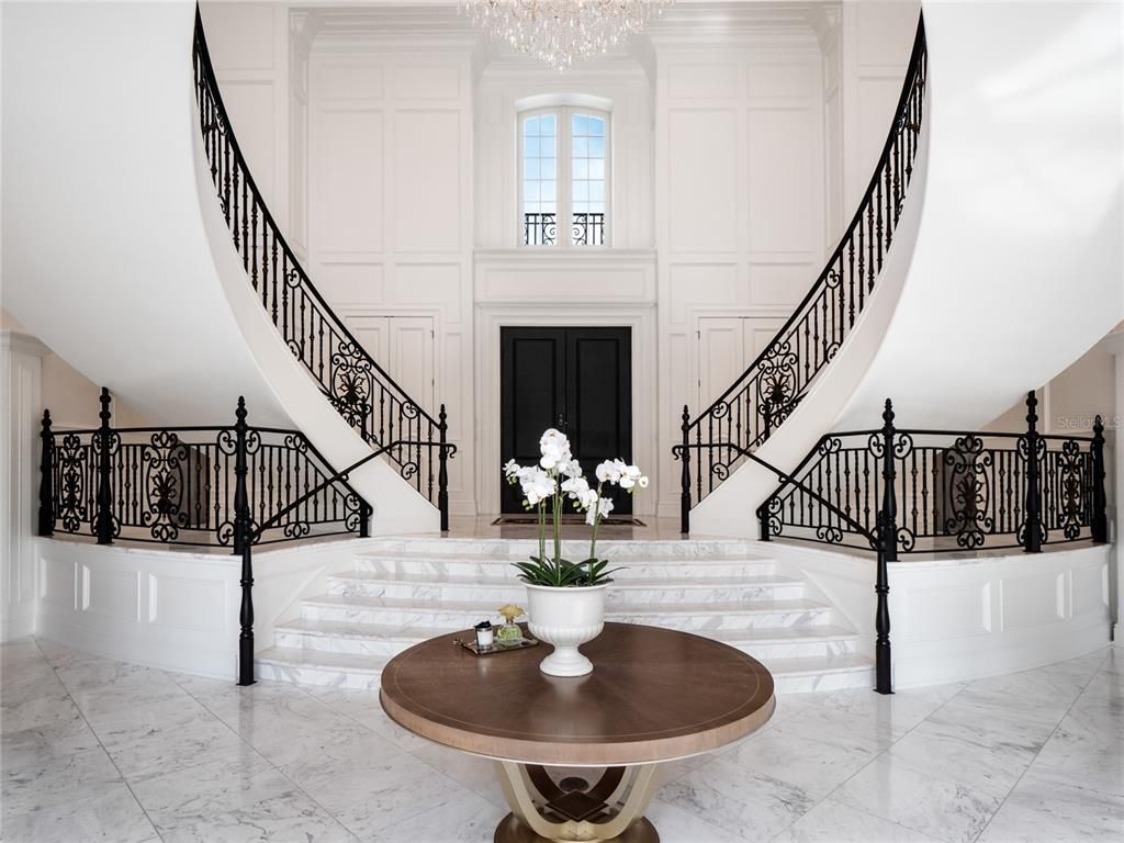 Chandelier, Interior, Marble