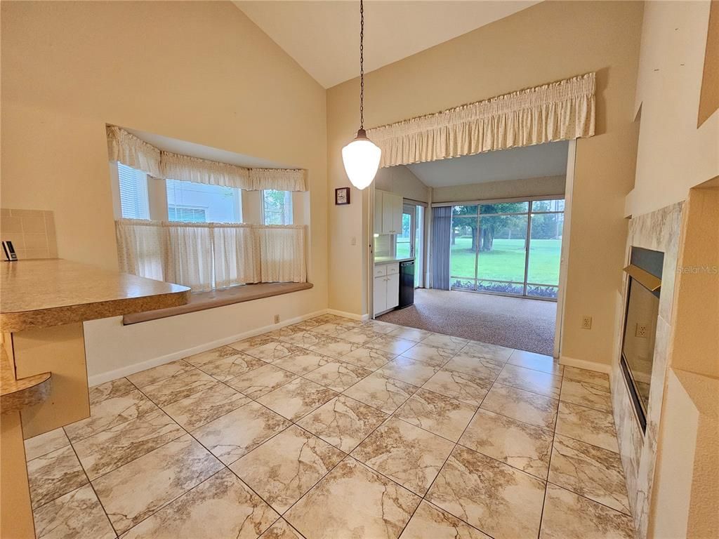 Fireplace, Interior, Pendant Lights
