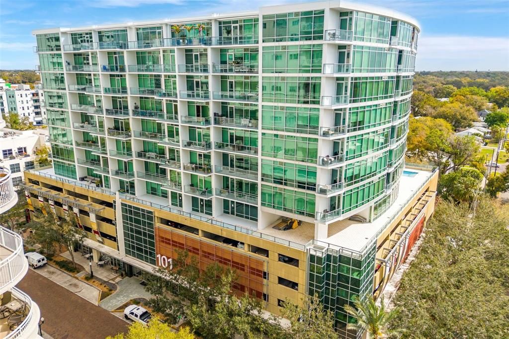 Exterior, Facade, Condo Building