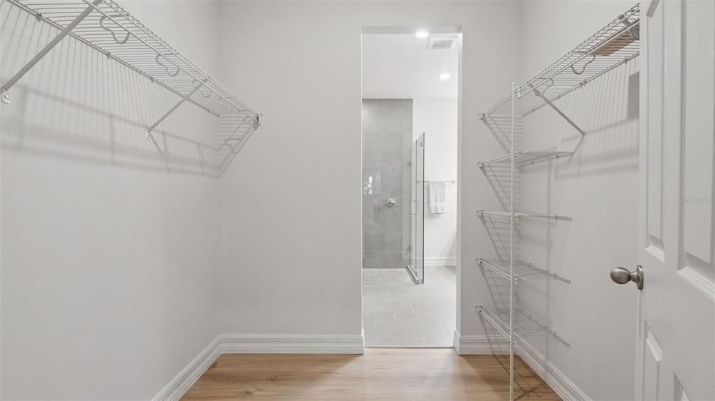 Interior, Recessed Lighting, Walk-in Closets, Wood Texture Flooring