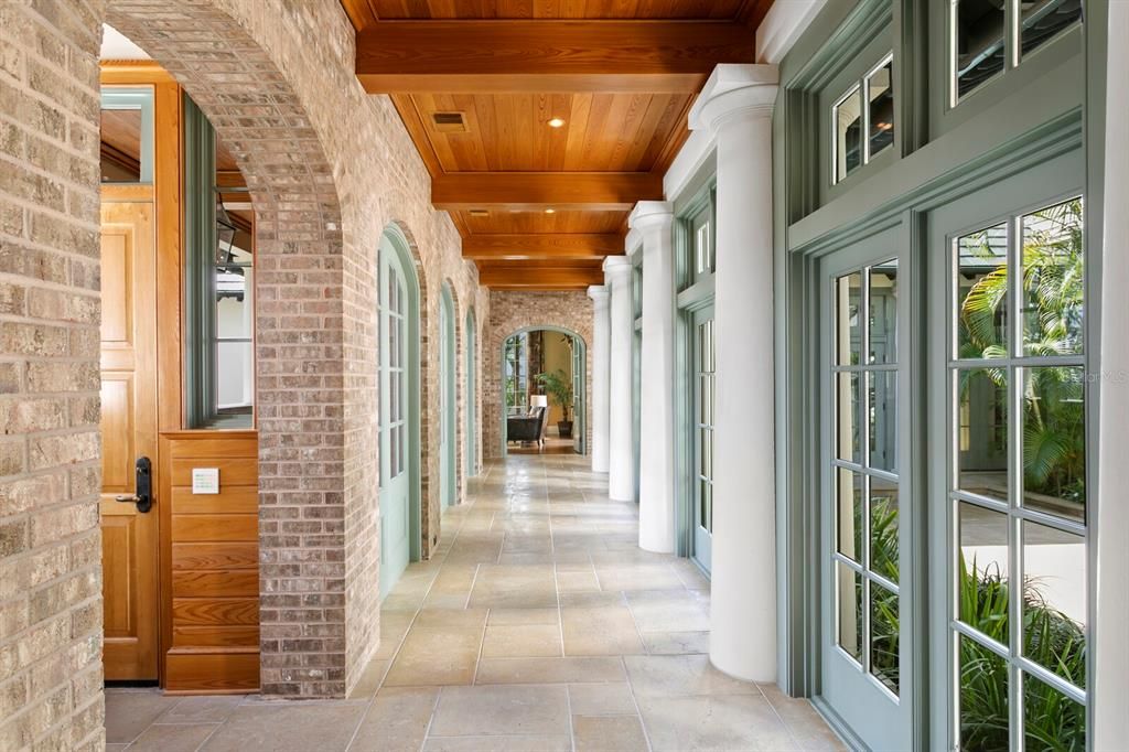 Interior, Stone Walls, Wooden Beams, Wooden Ceilings