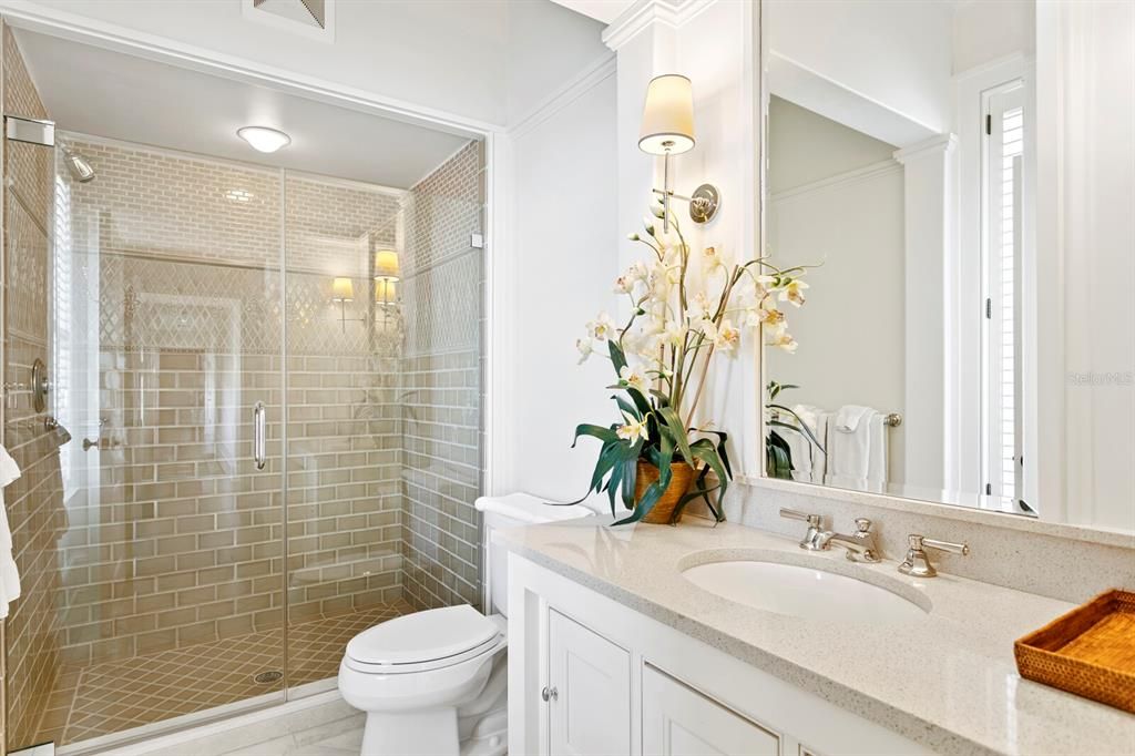 Bathroom, Glass Shower, Interior