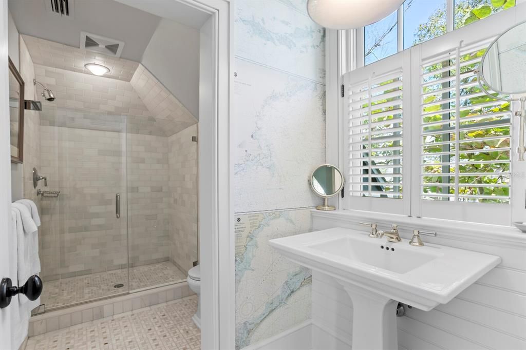 Bathroom, Glass Shower, Interior
