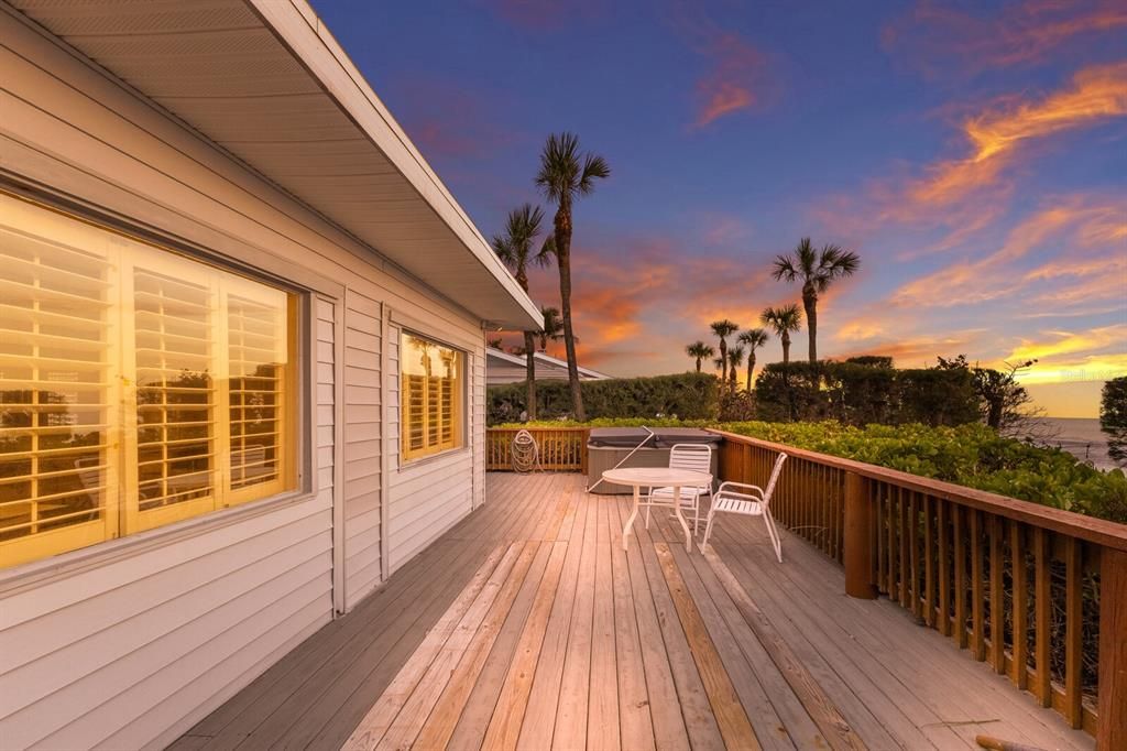 Exterior, Wood Texture Flooring