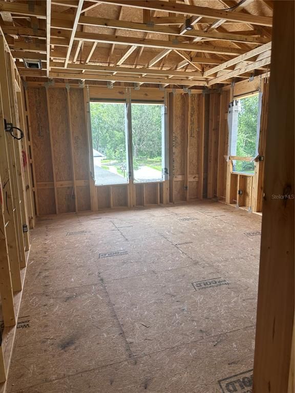 Empty room, Interior, Wooden Beams, Wooden Ceilings, Wooden Walls