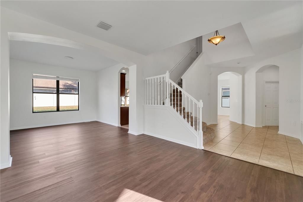Empty room, Interior, Wood Texture Flooring