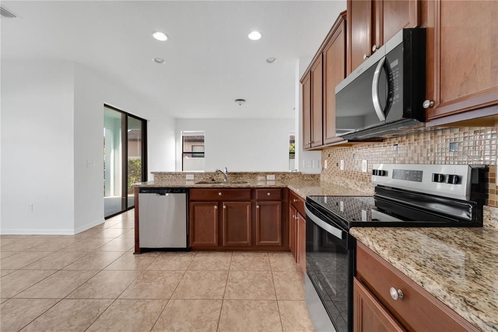 Interior, Kitchen, Recessed Lighting, Stainless Steel Appliances