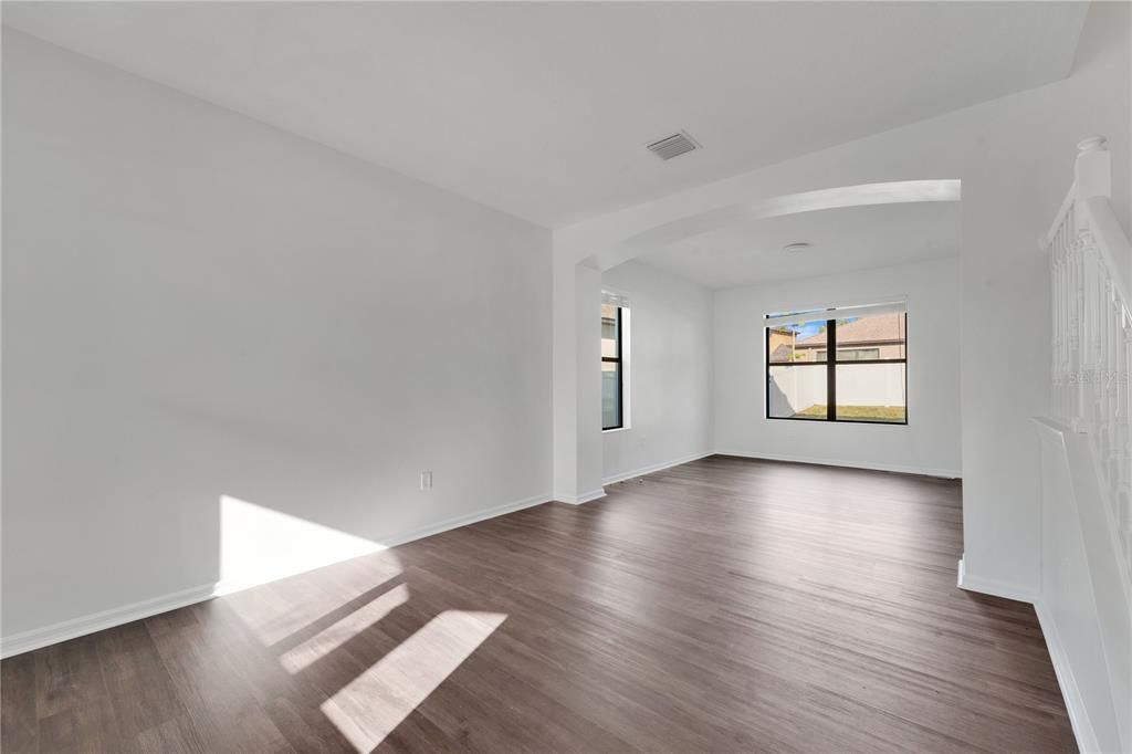 Empty room, Interior, Wood Texture Flooring