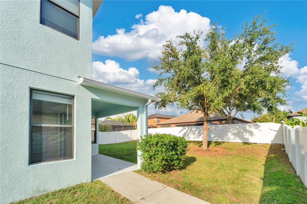Backyard, Exterior