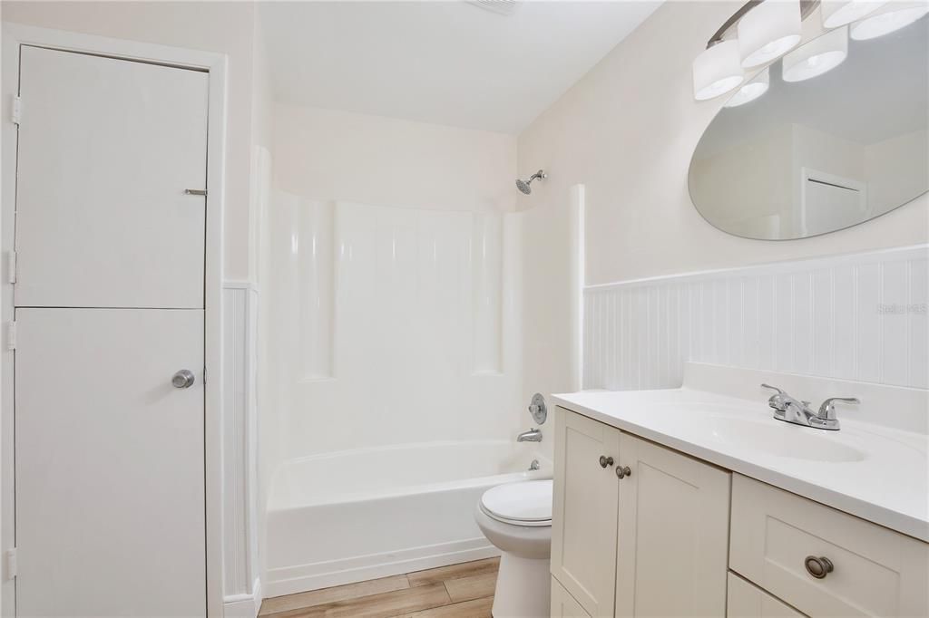 Bathroom, Interior, Wood Texture Flooring