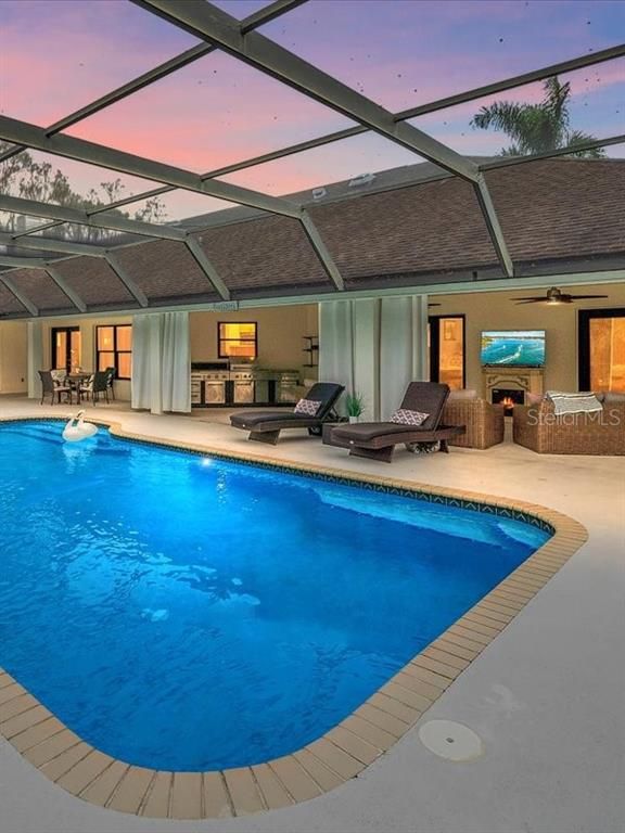 Glass Ceilings, Interior, Pool, Sun Room