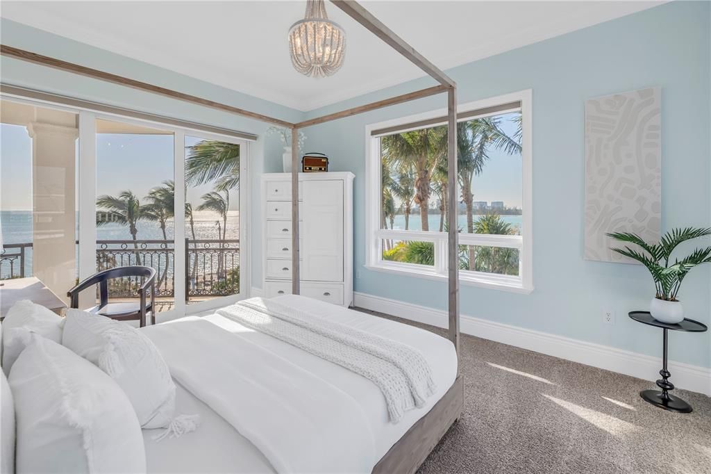 Bedroom, Chandelier, Interior, Water