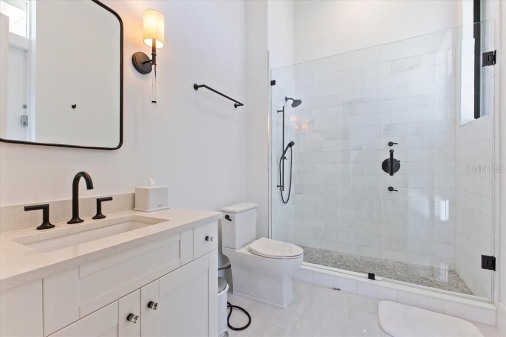 Bathroom, Glass Shower, Interior