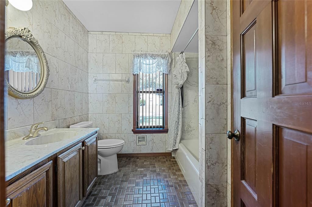 Bathroom, Interior, Marble Walls