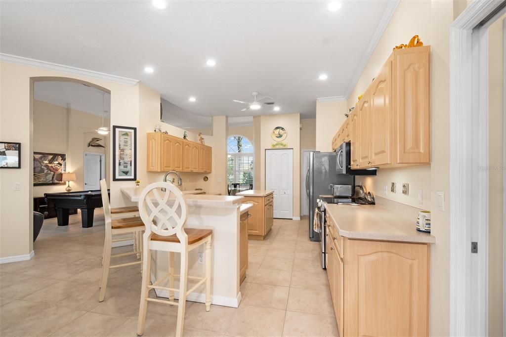 Interior, Kitchen, Recessed Lighting