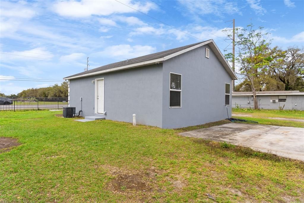 Backyard, Exterior