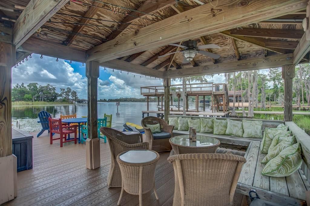 Exterior, Water, Wooden Beams
