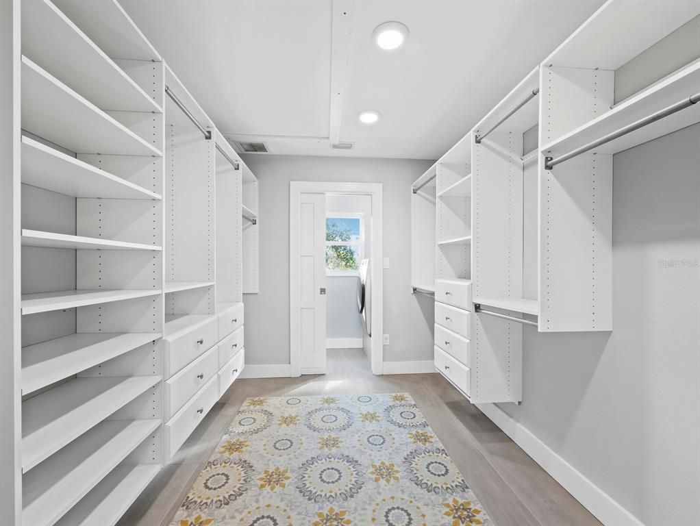 Interior, Recessed Lighting, Walk-in Closets, Wood Texture Flooring