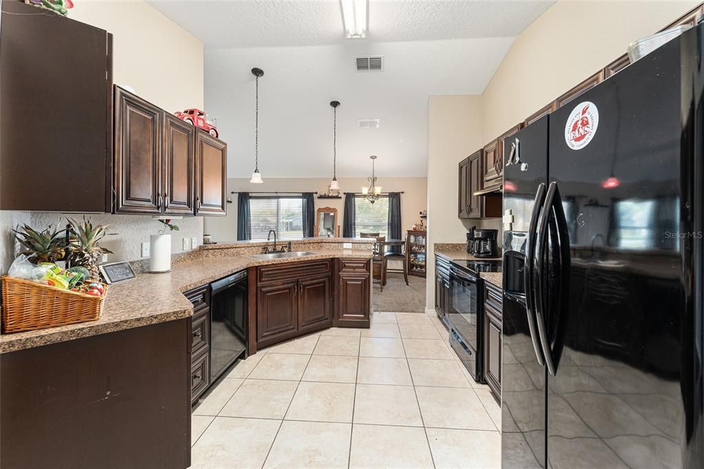 Dining room, Interior, Kitchen, Pendant Lights