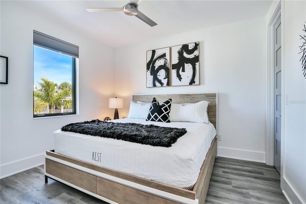 Bedroom, Interior, Wood Texture Flooring