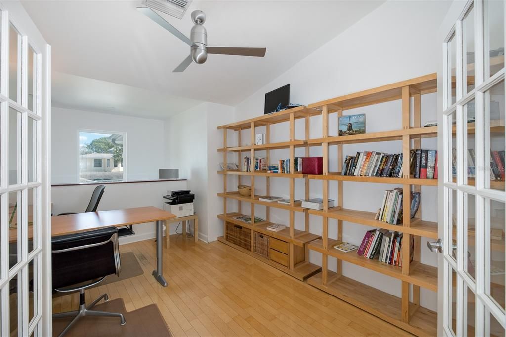 Home Office, Interior, Wood Texture Flooring