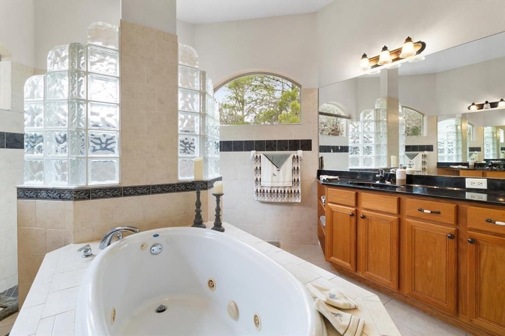 Bathroom, Dual Sink Vanities, Interior, Tile Countertops