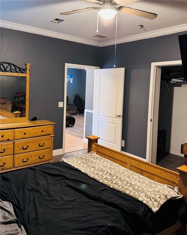 Bedroom, Interior, Wood Texture Flooring