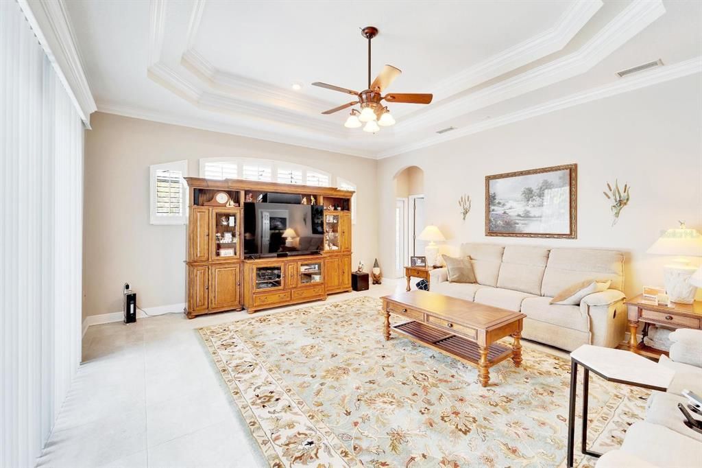 Interior, Living room, Recessed Lighting