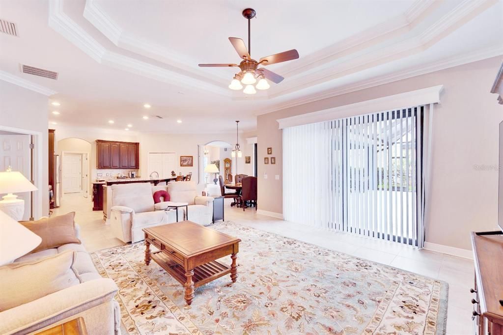 Dining room, Interior, Kitchen, Living room, Pendant Lights, Recessed Lighting