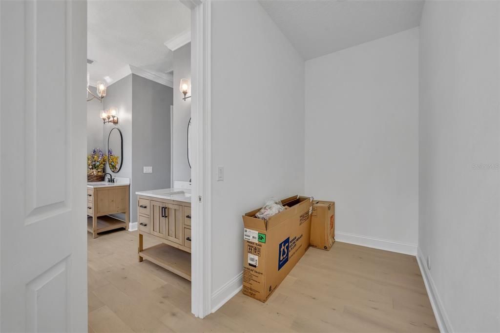 Bathroom, Interior, Wood Texture Flooring