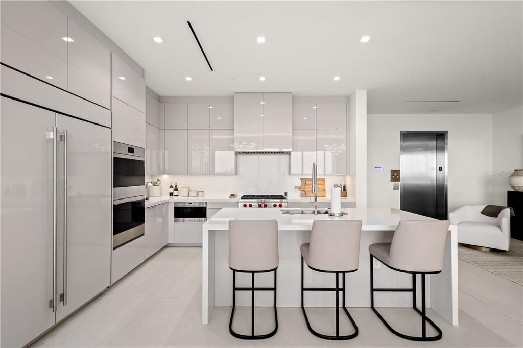 Interior, Kitchen, Recessed Lighting, Stainless Steel Appliances