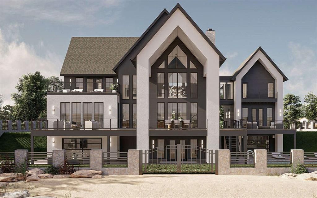 Exterior, Facade, Modern