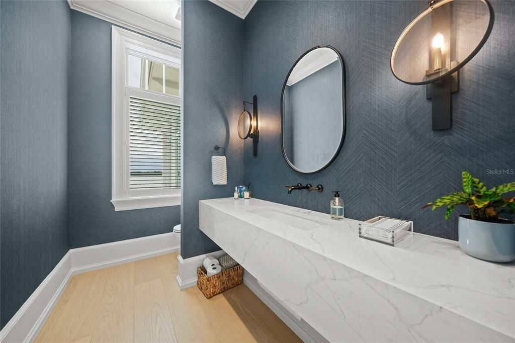 Bathroom, Interior, Wood Texture Flooring
