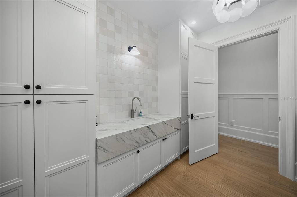 Interior, Kitchen, Wood Texture Flooring
