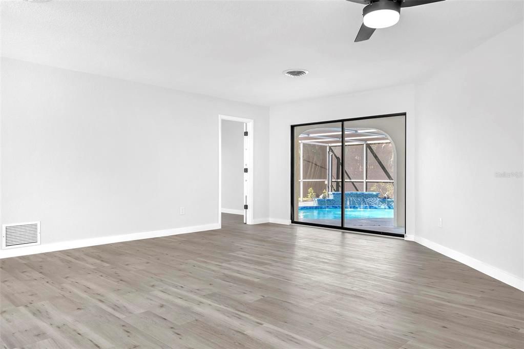 Empty room, Interior, Wood Texture Flooring